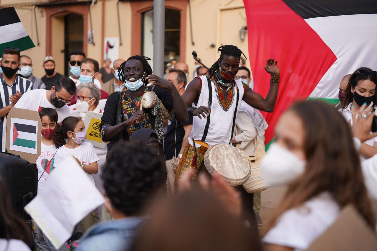 Fotogalería Concentración solidaria con el pueblo palestino en Ibiza