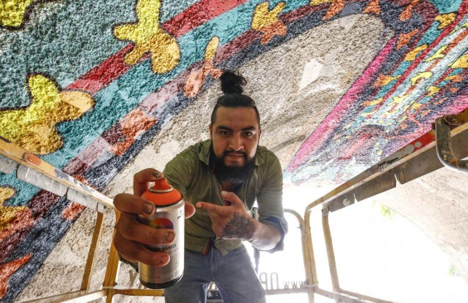 Spaik vuelve a decorar el interior del túnel de El Soto de Vila